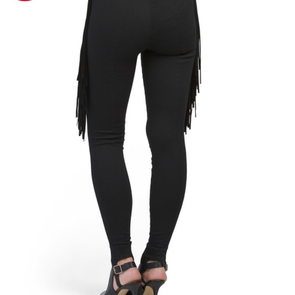 McGuire Commodore Pony Boy Faux Suede Fringe Pants - Picture 3 of 6